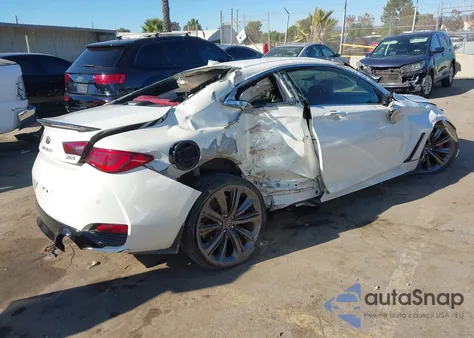 2021 Infiniti Q60 Red Sport 400 из США, поврежденный, VIN JN1FV7LK7MM530310